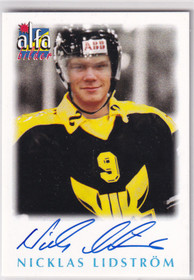  2004-05 Swedish Alfabilder Limited Autographs #107 Nicklas Lidstrom /100