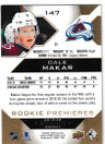  2019-20 Upper Deck Trilogy #147 Cale Makar RC /299