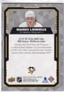  2021-22 Upper Deck Stature Design Photo Variant #71 Mario Lemieux /22