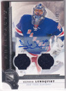  2016-17 Artifacts Autograph Materials Silver #87 Henrik Lundqvist/25