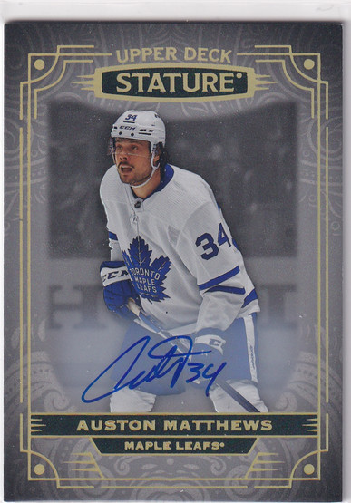  2022-23 Upper Deck Stature Autographs #83 Auston Matthews A