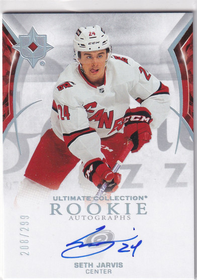  2021-22 Ultimate Collection #102 Seth Jarvis AU/299 RC