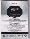  2014-15 Exquisite Collection Signature Renditions #SRCP Corey Perry D/(inserted in 2015-16 The Cup)