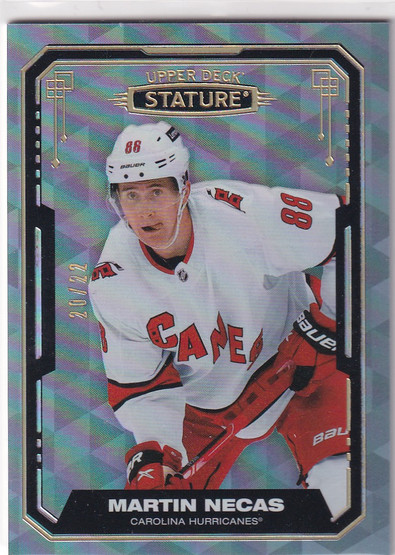  2021-22 Upper Deck Stature Design Photo Variant #96 Martin Necas /22