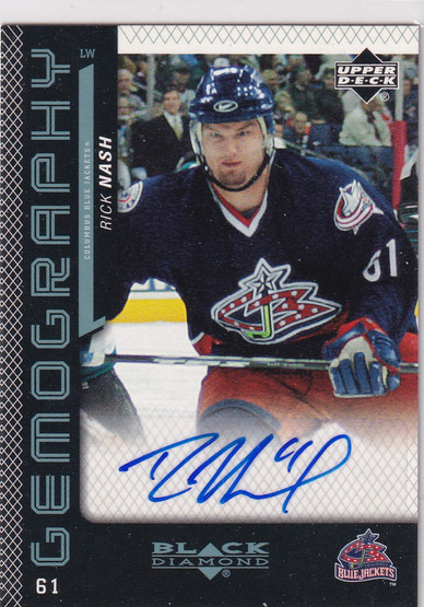  2006-07 Black Diamond Gemography #GRN Rick Nash SP