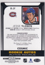  2021-22 O-Pee-Chee Platinum Rookie Autographs Cosmic #RJY Jesse Ylonen C