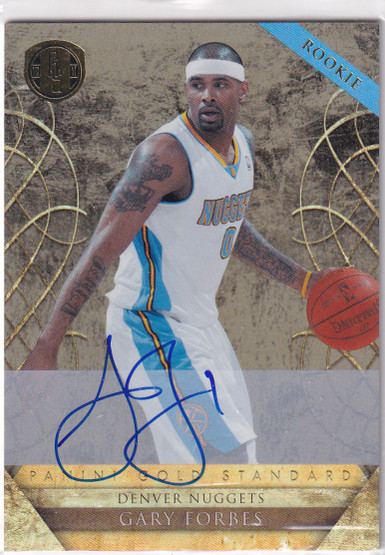 2010-11 Panini Gold Standard #245 Gary Forbes RC Auto /299 