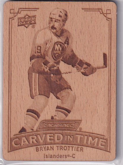  2023-24 Upper Deck Engrained Carved in Time #CT22 Bryan Trottier
