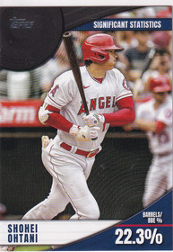  2022 Topps Significant Statistics Black #SS2 Shohei Ohtani /299