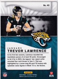  2024 Panini Illusions Trophy Collection Emerald #40 Trevor Lawrence