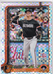  2025 Topps Chrome Prism Refractors #120 Coby Mayo RC
