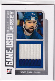  2013-14 ITG Decades 1990s Game Used Jerseys Black #M45 Wendel Clark