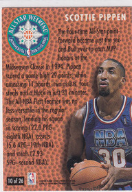  1994-95 Fleer All-Stars #10 Scottie Pippen