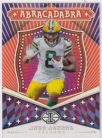  2024 Panini Illusions Abracadabra Orange #17 Josh Jacobs