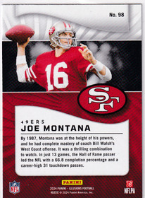  2024 Panini Illusions #98 Joe Montana