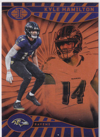  2024 Panini Illusions Trophy Collection Orange #9 Kyle Hamilton RC