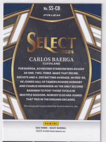  2024 Select Signature Selections Autographs #63 Carlos Baerga