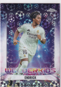 2025 Topps Chrome UEFA Wonderkids Endrick (RC)