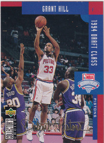 1994-95 Collector's Choice Gold Signature #409 Grant Hill DC RC