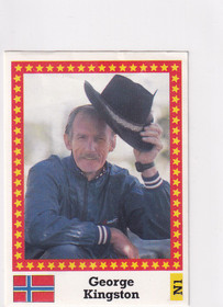 1991 Semic WC hockey George Kingston  FANTOM BACK