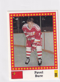 1991 Semic WC hockey Pavel Bure FANTOM BACK