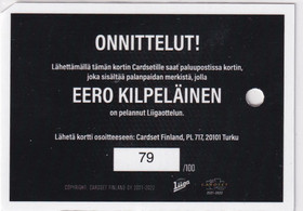 2021-22 Cardset Patch Eero Kilpeläinen /100