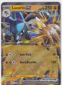 Pokemon Lucario ex 082/142 Stellar Crown Double Rare