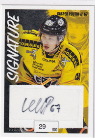 2022-23 Cardset Signature Kasper Puutio /100