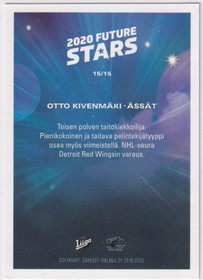 2019-20 Cardset Future Stars Otto Kivenmäki