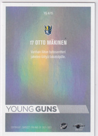 2021-22 Cardset Young Guns Otto Mäkinen 