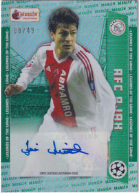 2023 Topps Merlin Legends of the Game Jari Litmanen /49 AU