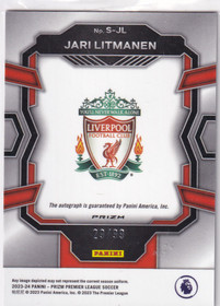 2023-24 Panini Prizm Jari Litmanen AU /99