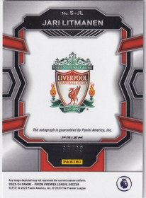 2023-24 Panini Prizm Jari Litmanen AU /99