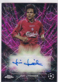 2023-24 Topps Chrome UEFA Jari Litmanen Black Lazer Auto /199