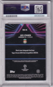 2023-24 Topps Black Laser Jari Litmanen PSA 9