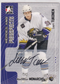  2005-06 ITG Heroes and Prospects Autographs Series II #ALT Lauri Tukonen