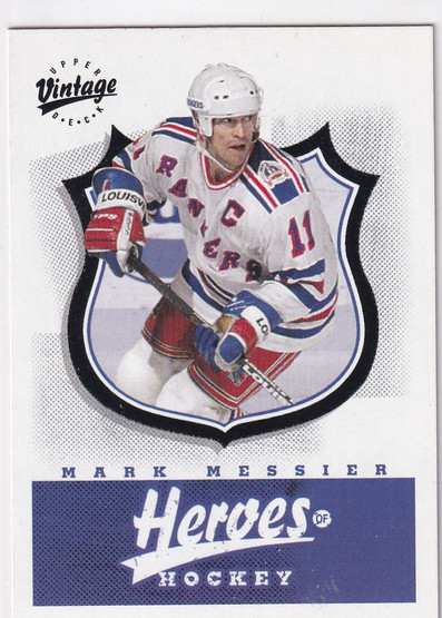  2000-01 Upper Deck Vintage Messier Heroes of Hockey #HH41 Mark Messier