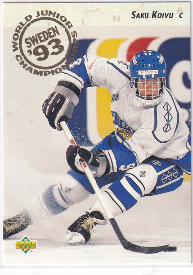  1992-93 Upper Deck #617 Saku Koivu RC