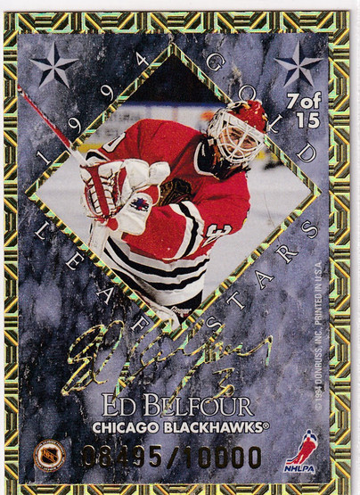  1994-95 Leaf Gold Stars #7 Chris Joseph/Ed Belfour /10000