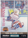  1992-93 Pinnacle Team Pinnacle #1 Mike Richter/Ed Belfour