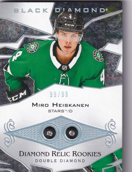  2018-19 Black Diamond #BDRMH Miro Heiskanen RC /99