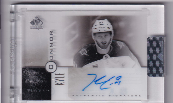  2024-25 Upper Deck Clear Cut '01-02 SP Authentic Sign of the Times #SOTKC Kyle Connor