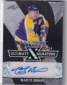 2023-24 Leaf Ultimate X Signatures Marcel Dionne /4