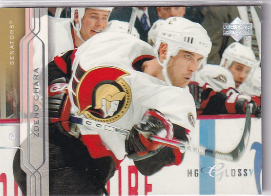  2004-05 Upper Deck High Gloss Silver Parallel #122 Zdeno Chara /10