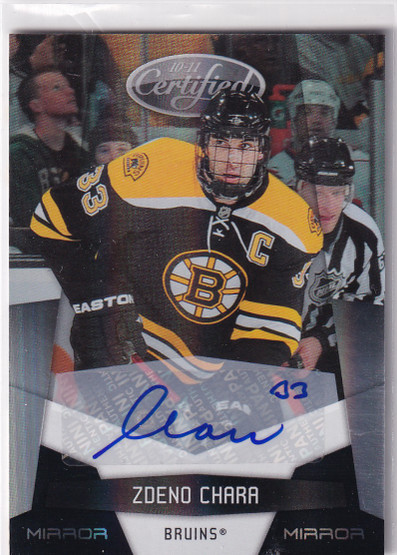  2010-11 Certified Mirror Black Signatures #13 Zdeno Chara 1/1