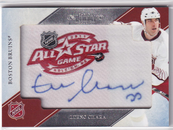 2010-11 Dominion NHL All-Star Memories Embroidered Patches Autographs #32 Zdeno Chara /15