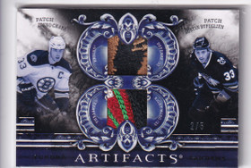  2010-11 Artifacts Tundra Tandems Patches Black #TT2PGEO Zdeno Chara/Dustin Byfuglien /5