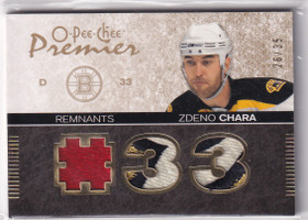 2007-08 OPC Premier Remnants Triples Patches #PRZC Zdeno Chara/35