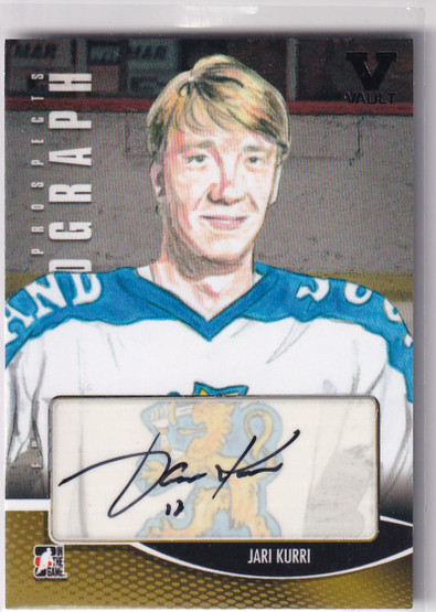  2012-13 ITG Heroes and Prospects Autographs #AJK Jari Kurri Hero SP