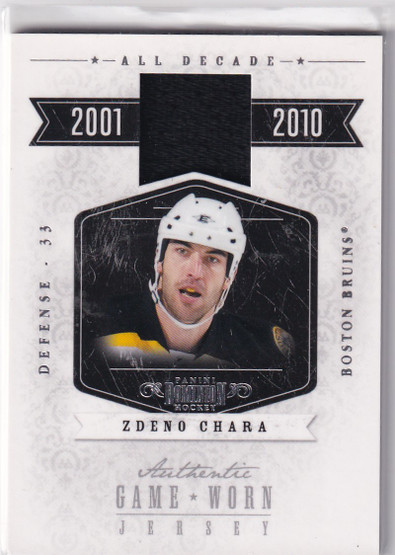  2010-11 Dominion All Decade Jerseys #ZC Zdeno Chara /99